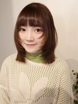 ヨー(Yoh-)&nbsp;【ミディアムウルフ/中里千尋】フェイスレイヤー/顔周りウルフ