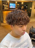 【波巻きパーマ】京都メンズスタイル