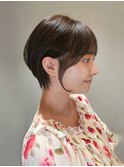 【上尾/ショート】襟足が浮きやすくても！収まるショート