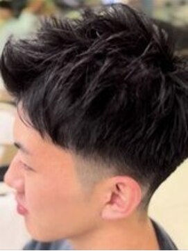 イントウキョウメン(INTOKYO MEN) フェザーショート+ツーブロック