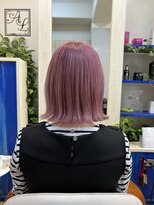 アクアライム(Aqua Lime)&nbsp;切りっぱなしボブ