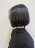 【morio成増/一戸】黒髪ツヤナチュラルボブ前髪なし