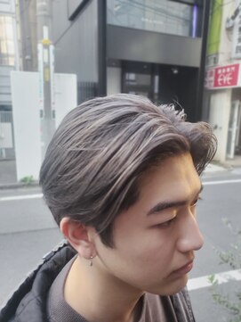 ヴァンカウンシル 立川店(VANCOUNCIL) グレージュ×ツーブロック