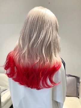 ベレーザ 渋谷(BELEZA) 12807韓国ニュアンスカラーブリーチデザインレイヤーハイトーン