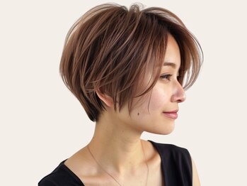 コト 銀座(Coto)の写真/《肌を綺麗に魅せる艶カラー*》30代40代50代に人気な白髪ぼかし&白髪染めの髪質改善専門salon*[銀座駅]
