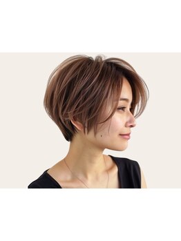 《肌を綺麗に魅せる艶カラー*》30代40代50代に人気な白髪ぼかし&白髪染めの髪質改善専門salon*[銀座駅]