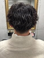 ルノン(LUNON) ホワイトグレージュミニウルフチェリーブラウンデジタルパーマ