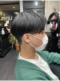 センターパート ニュアンスパーマ 韓国風 葛西メンズ