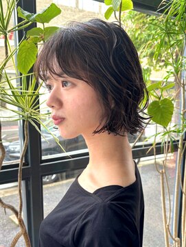 ヘアークラフト(Hair Craft) こなれ感ニュアンスパーマボブ