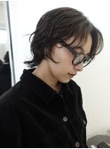 くせ毛/癖毛/ショートウルフ/