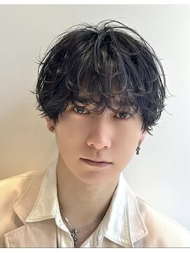 オーシャントーキョー 仙台(OCEAN TOKYO) シャドウパーマ波巻きツイストスパイラルマッシュツーブロック