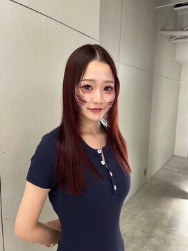 ジェム(GEM) 【hinana】大人っぽワインレッド