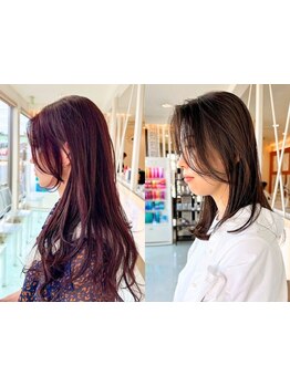 【玉島】大人女性に人気の小顔魅せレイヤーカットで第一印象を変える!洗練された技術で似合わせカットを◎