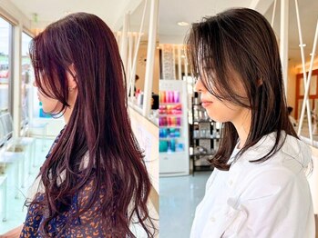 アンドファイン ヘアビューティー(&Fine hair beauty)の写真/【玉島】大人女性に人気の小顔魅せレイヤーカットで第一印象を変える!洗練された技術で似合わせカットを◎
