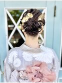 ヘアアレンジ/浴衣ヘア/袴ヘア