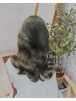 アリー 原宿 表参道(ALLY)&nbsp;ALLY松村　ブリーチなしで叶うオリーブベージュ