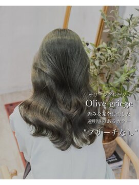 アリー 原宿 表参道(ALLY) ALLY松村　ブリーチなしで叶うオリーブベージュ