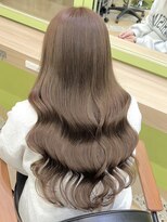 イオエ 西梅田(ioe)&nbsp;ブリーチなしカラー/髪質改善/ミルクティーベージュ/小顔ヘア