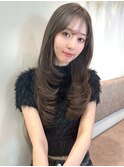 大人ガーリー/ダークアッシュ/似合わせカット［代官山］