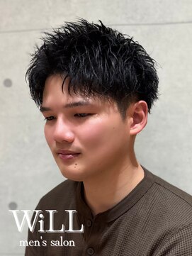 メンズサロン ウィル 阪急茨木(men's salon WiLL) カジュアルスパイキーショート