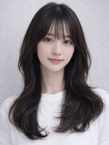 ガーディナ(Gardina)&nbsp;ダークアッシュ 顔周りレイヤー 韓国ヘア 髪質改善 20代