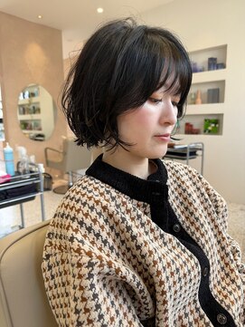 オン キャナルシティ博多前店(on) 【晴音】ボブパーマ/パーマ/30代