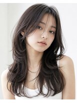 ラディシュ さがみ野(RADISH)&nbsp;透明感ダークアッシュワンホンレイヤー×ブリーチなし20代30代