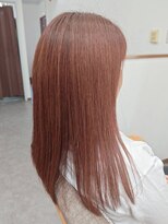 ヘアメイクアクト 都賀店&nbsp;重く見えないピンクカラー