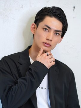メイキー メンズ 本厚木(MA-IKI) メンズビジネスショートかきあげセンターパート/メイキー本厚木