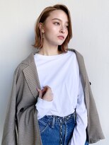 クラン 六甲道(Chlan)&nbsp;大人かわいいかきあげ耳掛け切りっぱなしボブ