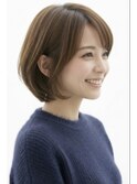 30代40代50代 大人可愛いワンカールボブ　似合わせ　ひし形