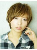 カンタンに小顔に導くショートヘア/海老名 ザシー