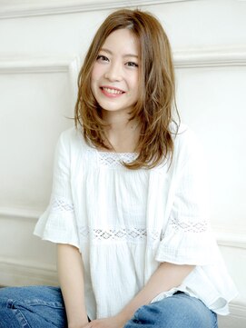 クリスタルマジック 松原店(CRYSTAL MAGIC) センターパートのシルキーウェーブ