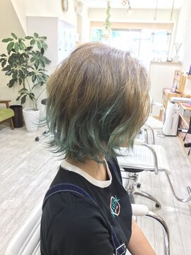 グルック ヘアー リラクゼーション 美章園店(Gluck Hair Relaxation) ライムグリーン