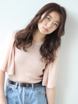 ケーツー エソラ池袋店(K-two) アンニュイセンタ-でロングウェ-ブ［髪質改善/池袋&目白&大塚］