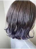 ブルーバイオレット×グラデーション