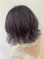 ジーナ 博多(Zina)&nbsp;【Zina博多】イメチェン毛先パーマ耳かけ×フォギーブルージュ