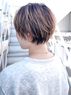 アルバム 新宿(ALBUM SHINJUKU) おしゃれ丸みショート_ココアブラウンフリンジウェーブ_ba291002