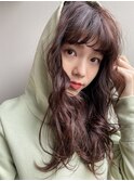 ふわふわウェーブフードアレンジ