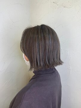 レイール 下北沢(Reir) 【reir下北沢】*ぱつっとボブ+ダークアッシュ*