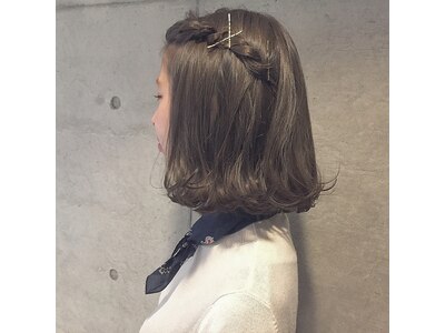 透明感とツヤ感のあるヘアカラーがオススメです☆