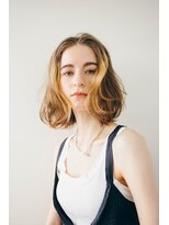 ピズム(PISM) 大人ウェーブボブ/ハイライト