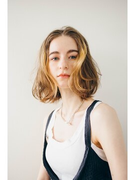 ピズム(PISM) 大人ウェーブボブ/ハイライト