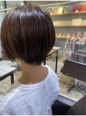 大人可愛い/モテ髪カタログ/小顔/ウルフカット/ハンサムショート