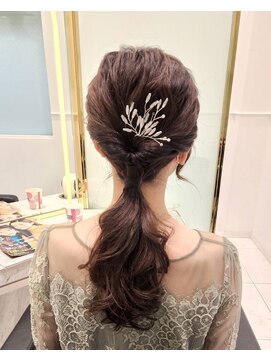 六本木美容室 白金店 結婚式お呼ばれ~ローポニー~