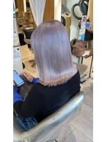ヘアーアンドメイク ブロッサム 志木南口店(HAIR&MAKE Blossom)&nbsp;ラベンダーシルバー【志木/ブリーチ/スタイリスト鎌田】