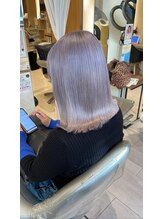 ヘアーアンドメイク ブロッサム 志木南口店(HAIR&MAKE Blossom) ラベンダーシルバー【志木/ブリーチ/スタイリスト鎌田】