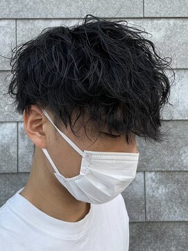 ニアウ 太田店(Niau) ツイストスパイラルパーママッシュメンズパーマ波巻きパーマ