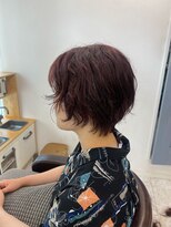 ベラ(Bella)&nbsp;くせ毛風パーマ/くびれショート/ラベンダー