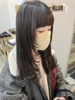 キューズ クラブ(cuz KLUB)&nbsp;【cuzKLUB】顔周りレイヤーダークアッシュ【池袋】